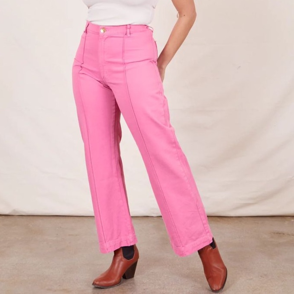 Big Bud Press Western Pants in Bubblegum Pink
